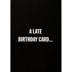 Better Than A Late Period Card