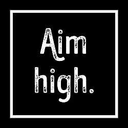 Aim High Card