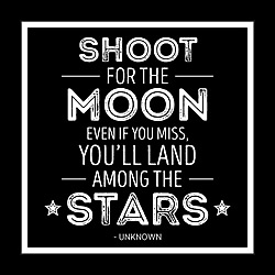 Shoot For The Moon Card