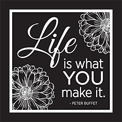 Life Is What You Make It Card (Peter Buffet)