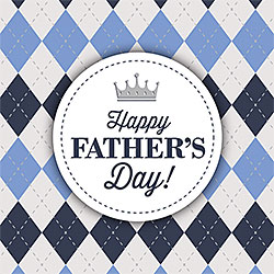 Father's Day Argyle Card
