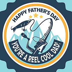 Reel Cool Dad Card