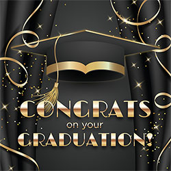 Congrats On Your Graduation Card (Elegant)