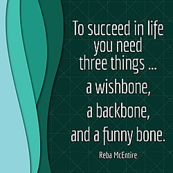 Succeed In Life - Three Things Card