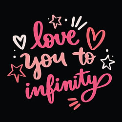 Love You To Infinity Card