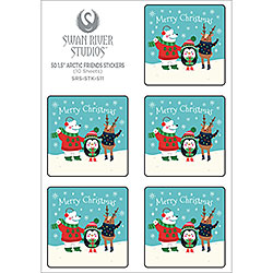 Arctic Friends Sticker [1-1/2" Square]