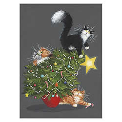 Christmas Tree Catastophe Card