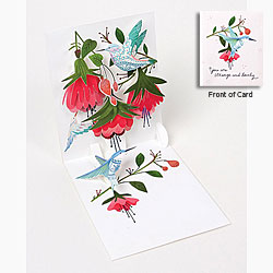 Hummingbirds Card Hummingbirds Card