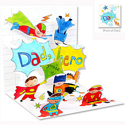 Dad, You're a Hero! Card