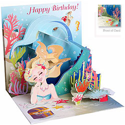 Mermaid's Birthday Card