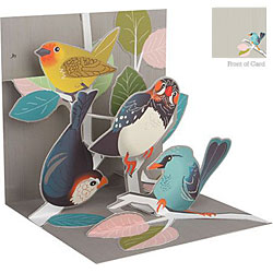 Birch Tree Birds Card