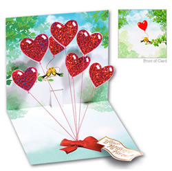 Heart Balloons Card