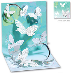 Floating Butterflies Card