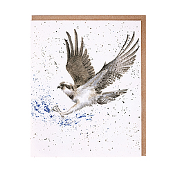 Gone Fishing Card (Hawk)