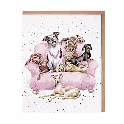 Movie Night Card (Dogs)