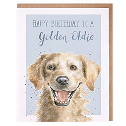 Golden Oldie Card (Golden Retriever)
