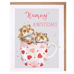 Hammy Anniversary Card (Hamster)