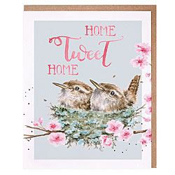 Home Tweet Home Card (Birds)
