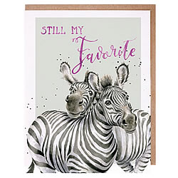 Still My Favorite Card (Zebras)
