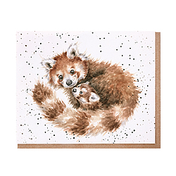 Tree Hugger Card (Red Pandas)
