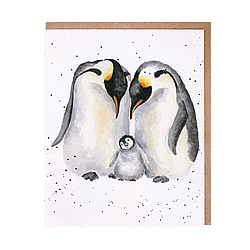 The Emperor's New Chick Card (Penguins)