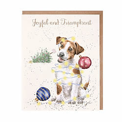 Joyful And Triumphant Card (Jack Russell)