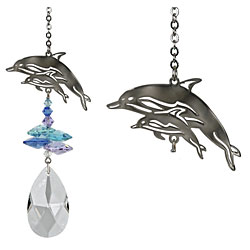 Dolphin Crystal Fantasy Suncatcher