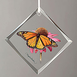Monarch on Echinacea Ornament