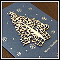 Wood Ornament Christmas Cards by Alljoy Design