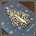 Wood Ornament Christmas Cards by Alljoy Design