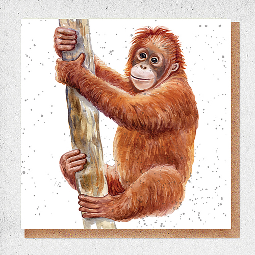 Orangutan Card - Click Image to Close