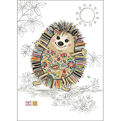 Hattie Hedgehog Card - Click Image to Close