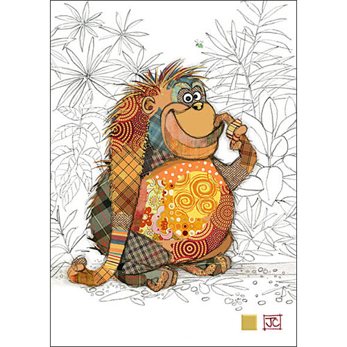 Obi Orangutan Card - Click Image to Close