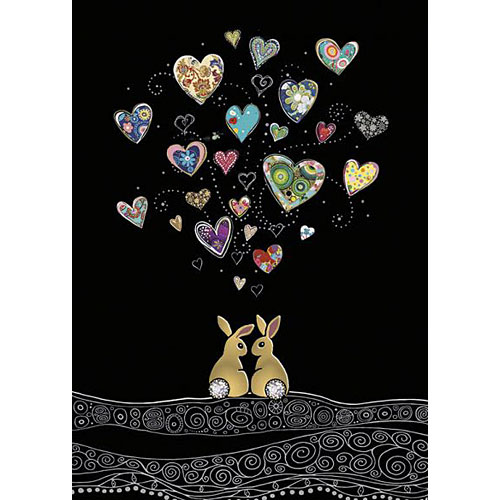 Love Bunnies Card - Click Image to Close