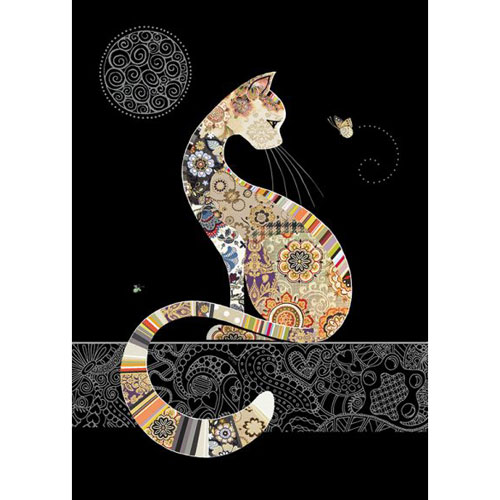 Decorative Cat Card - Click Image to Close