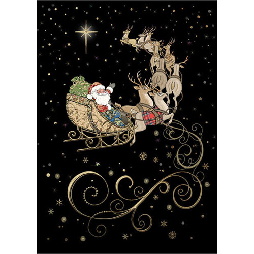 Santa's Team Card - Click Image to Close
