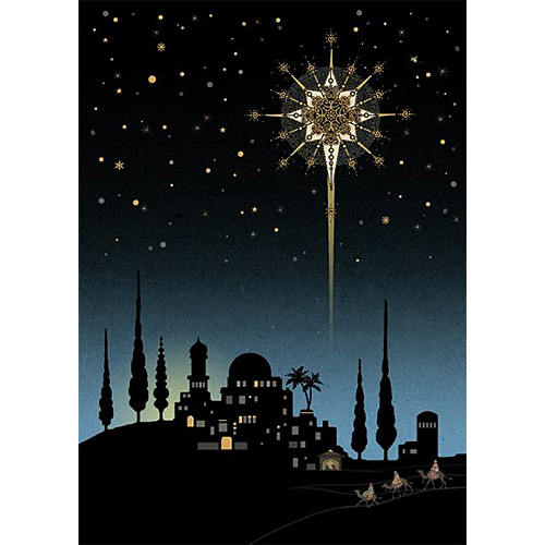 Bethlehem Star Card - Click Image to Close