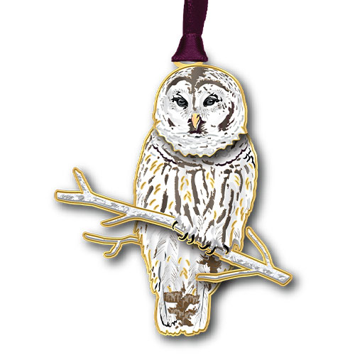 Winter Owl Ornament - Click Image to Close