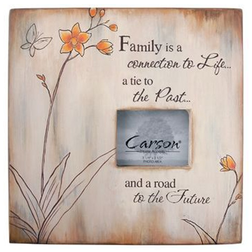 Wood Accent Frame - Family - Click Image to Close