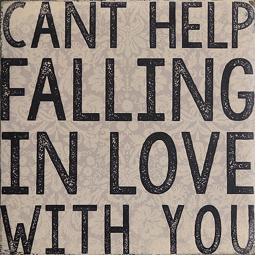 Falling In Love Mini Art Block - Click Image to Close