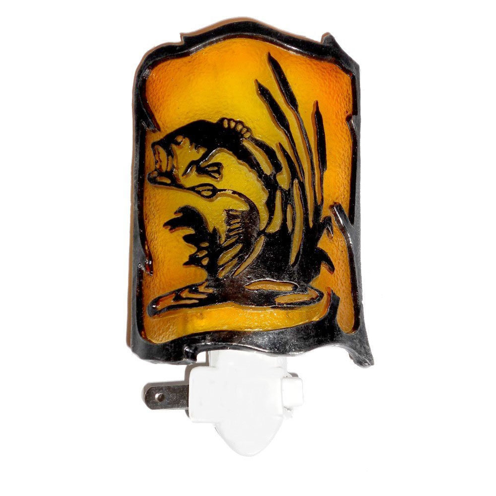 Fish Silhouette Night Light - Click Image to Close