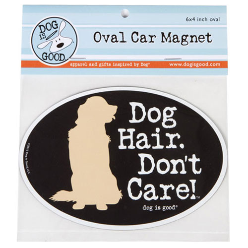 Dog Hair Car Magnet - Click Image to Close
