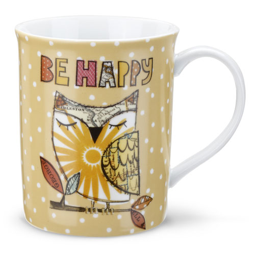 Be Happy Mug & Greeting Card Set - Click Image to Close