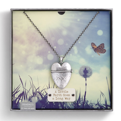 Faith Story Heart Pendant - Click Image to Close