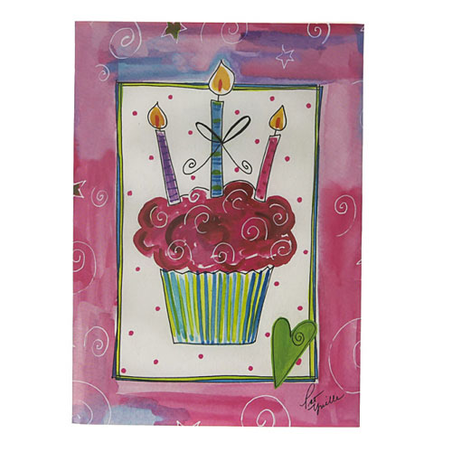 Celebrate Anything Card with Garden Flag - Click Image to Close