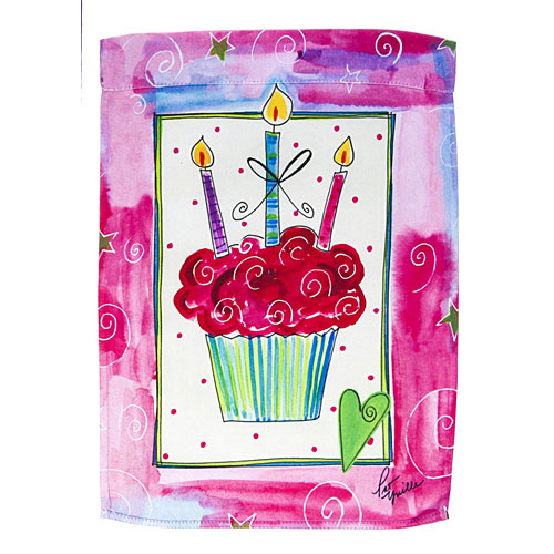 Celebrate Anything Card with Garden Flag - Click Image to Close