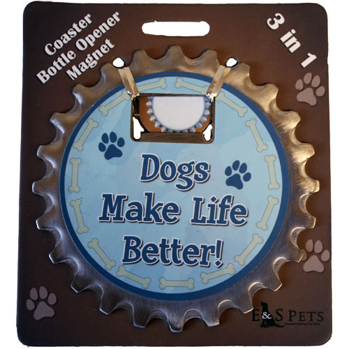 Dogs Make Life Better Bottle Ninja - Click Image to Close