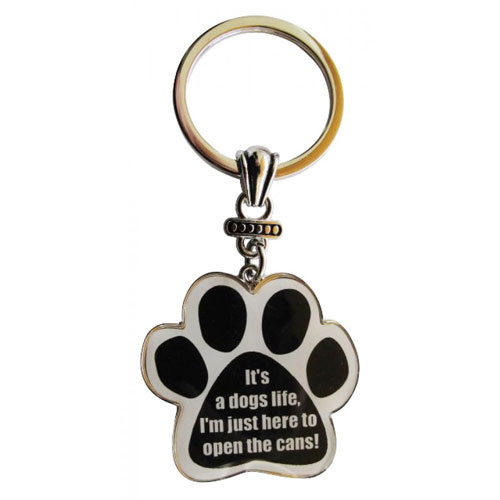 It's A Dog's Life Paw Key Chain - Click Image to Close