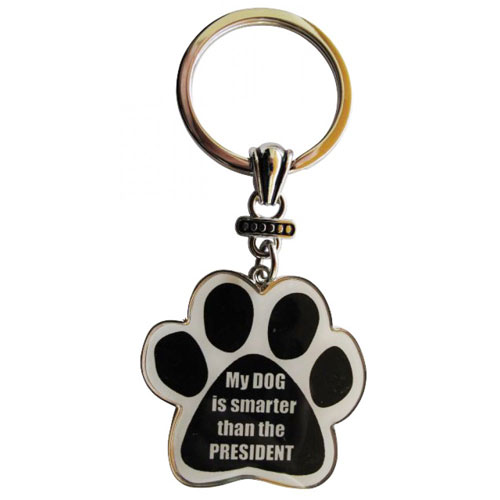 My Dog Is Smarter Paw Key Chain - Click Image to Close