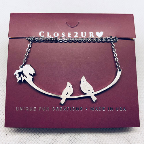 Cardinals Necklace - Click Image to Close